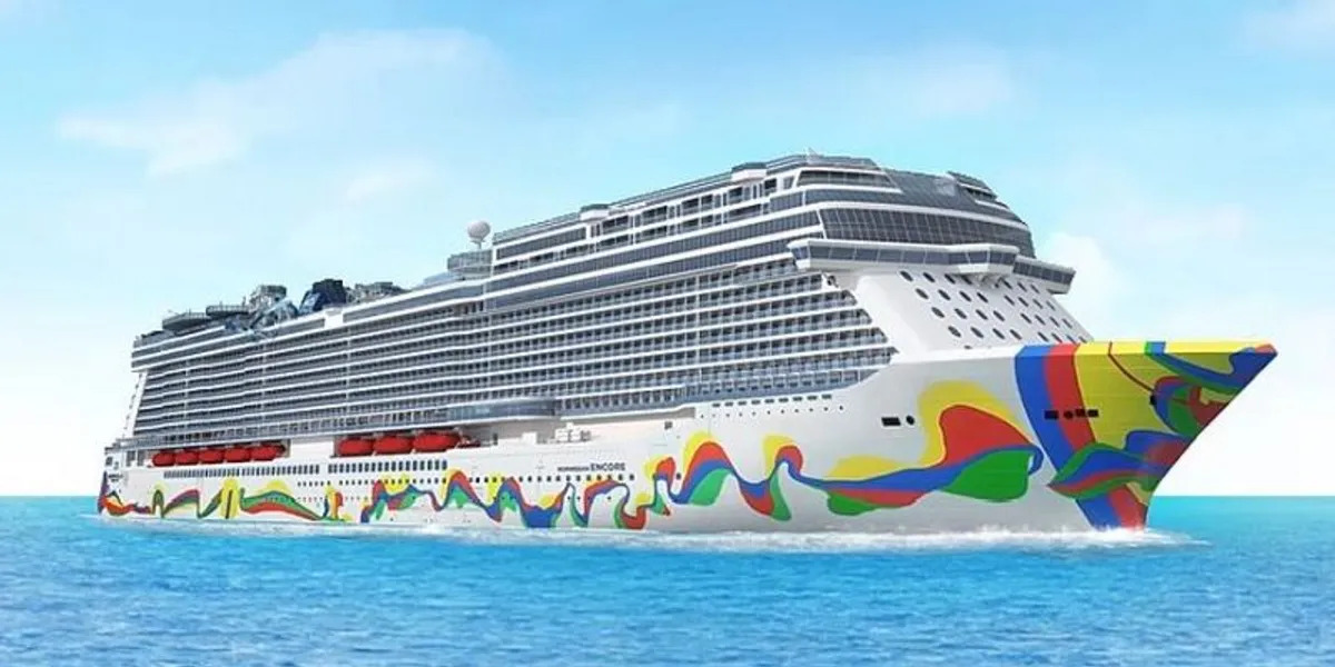 Norwegian Encore cruise ship offering gourmet dining and group-friendly entertainment options.